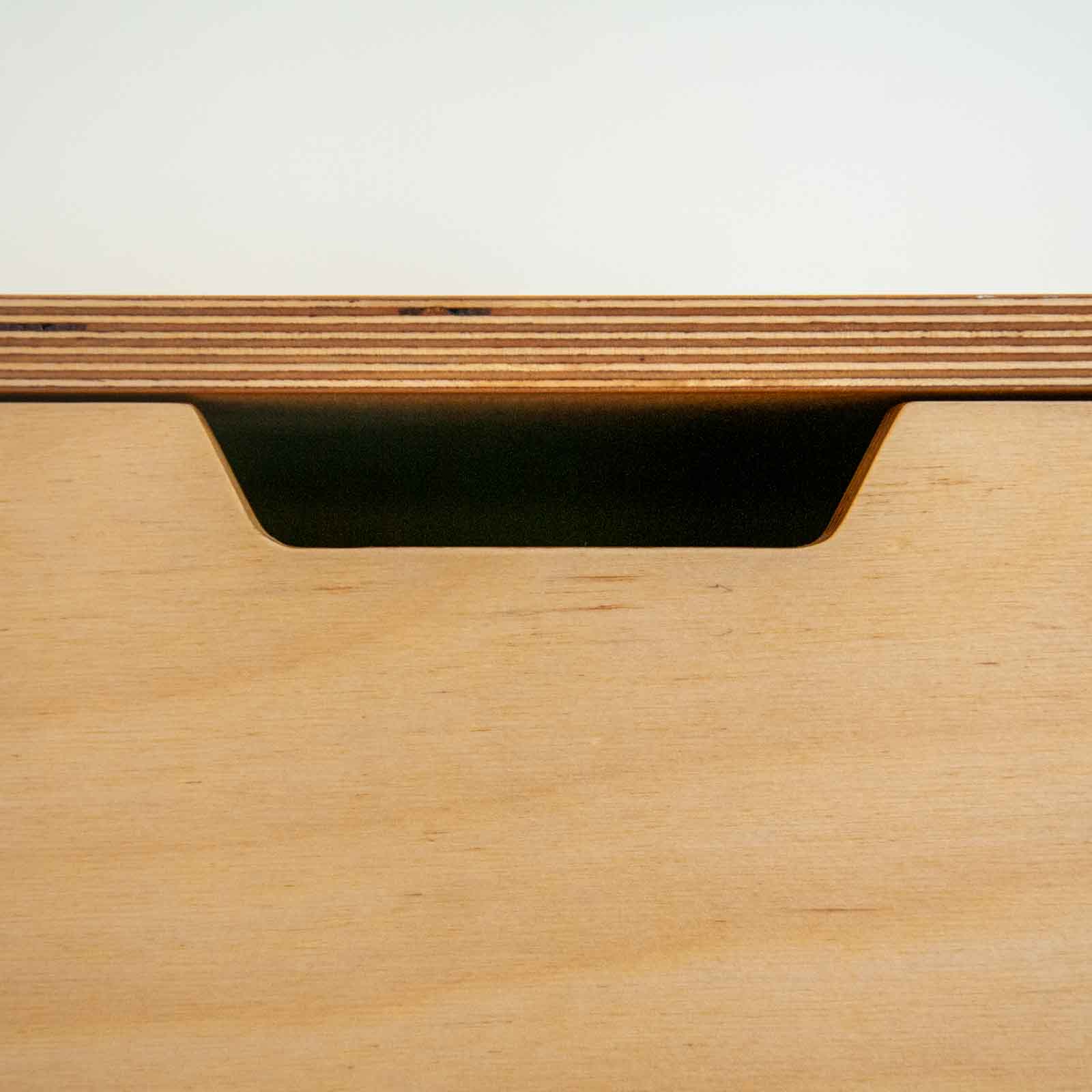 Detail of dresser drawer handle