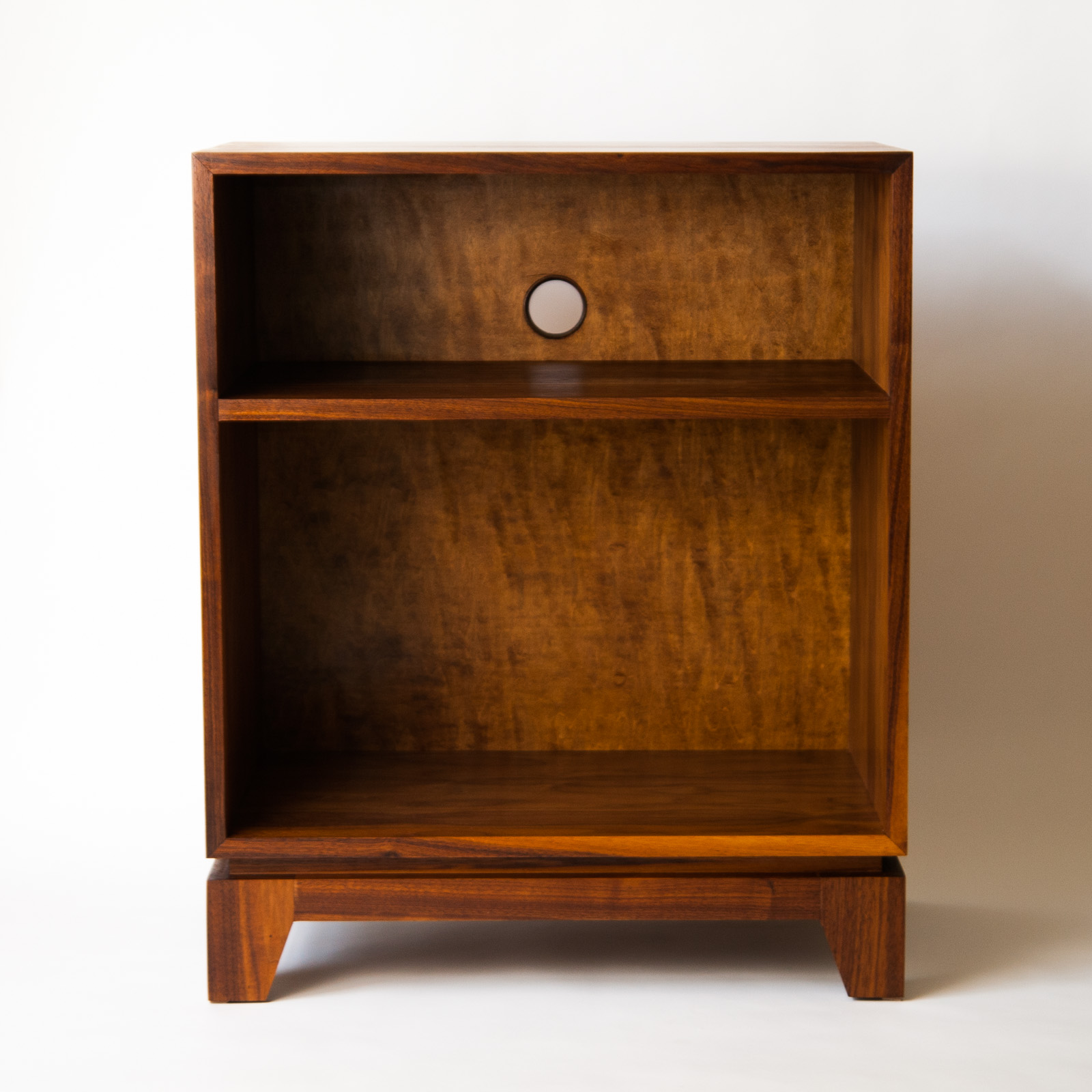 Stereo cabinet, front, empty